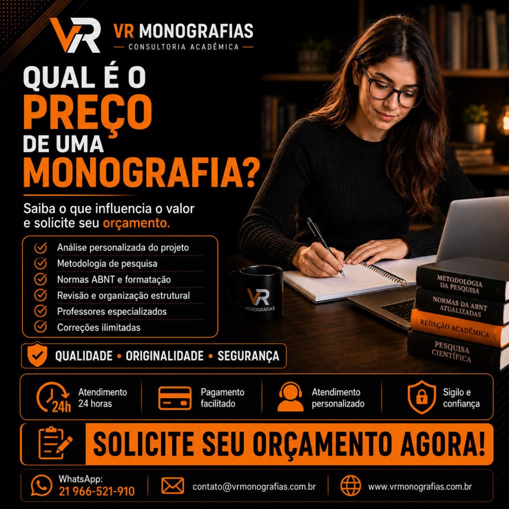 Preço de uma monografia