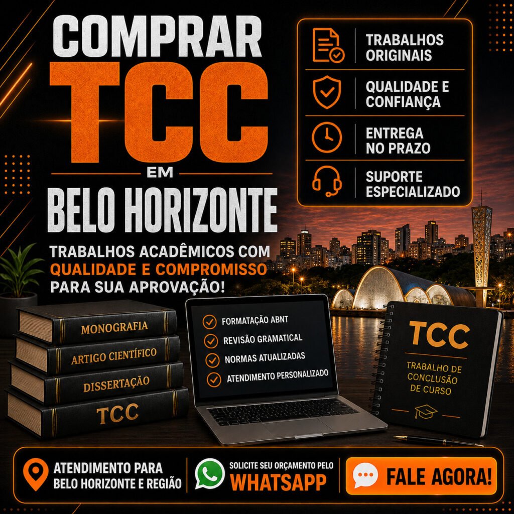 Comprar TCC em Belo Horizonte