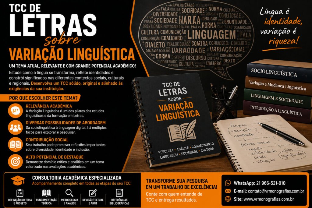 TCC de Letras Sobre Variação Linguística
