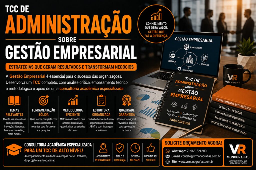 TCC de Administração Sobre Gestão Empresarial
