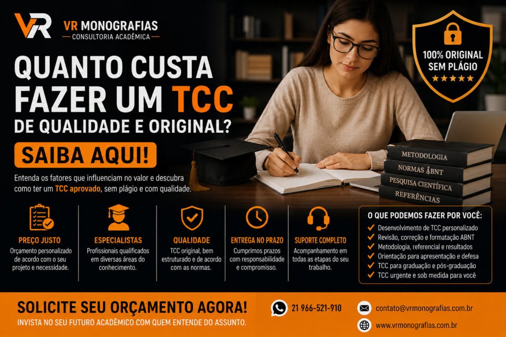 Quanto Custa Fazer um TCC de Qualidade e Original