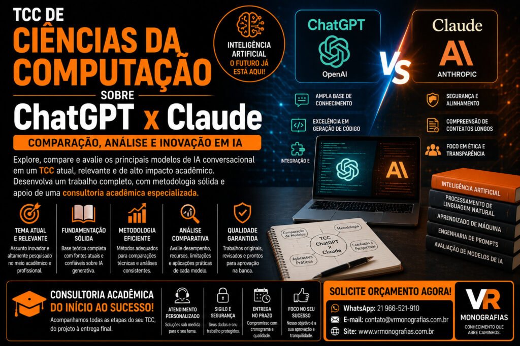 TCC de Ciências da Computação Sobre ChatGPT x Claude