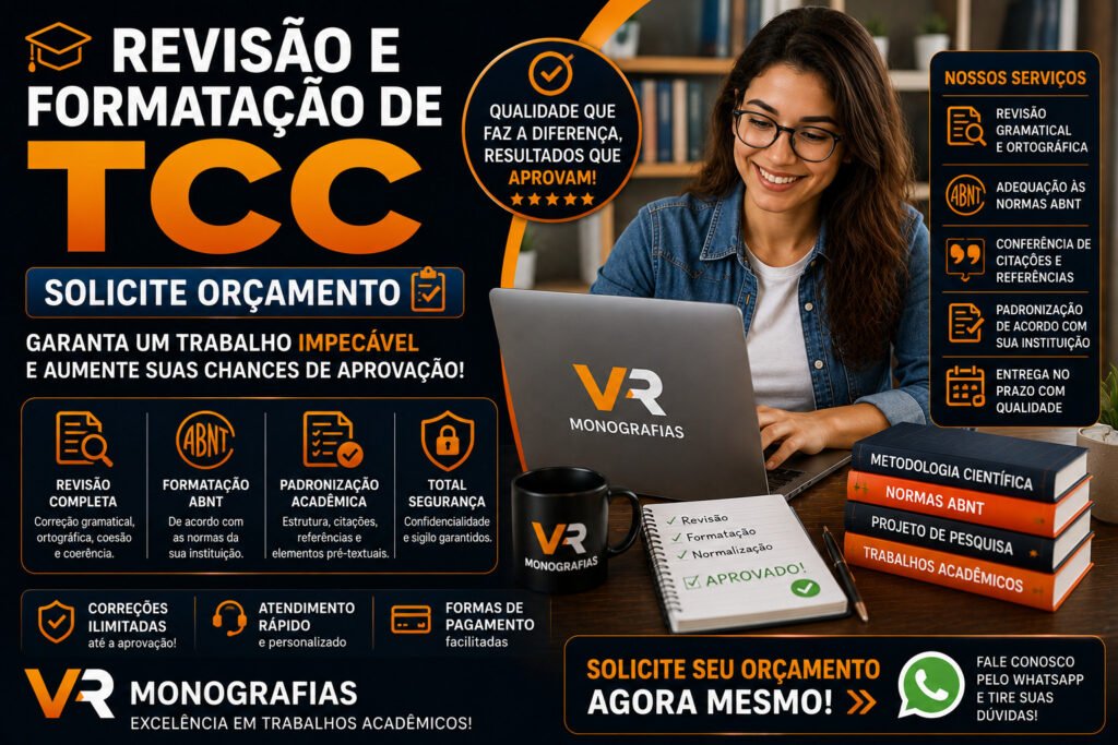 Revisão e formatação de TCC