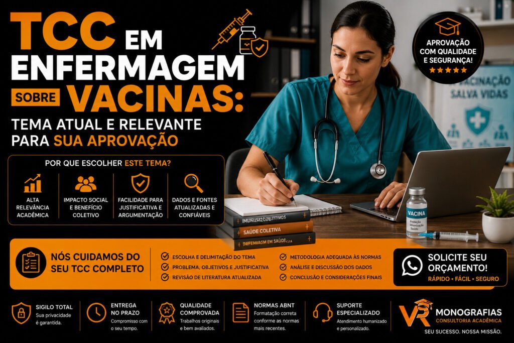 TCC em Enfermagem sobre vacinas