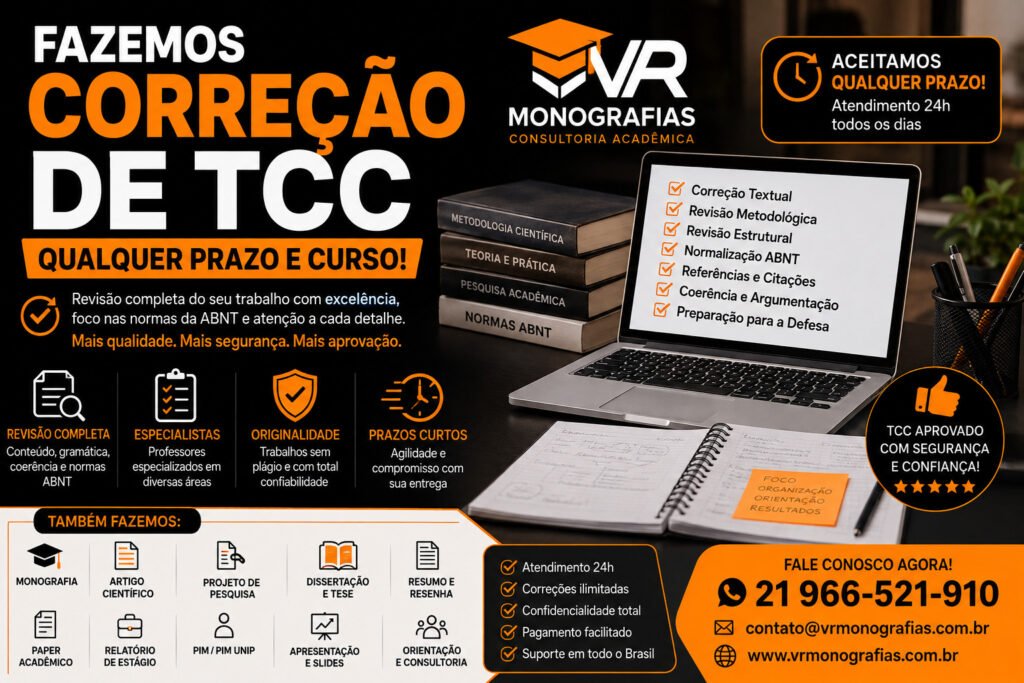 Fazemos Correção de TCC