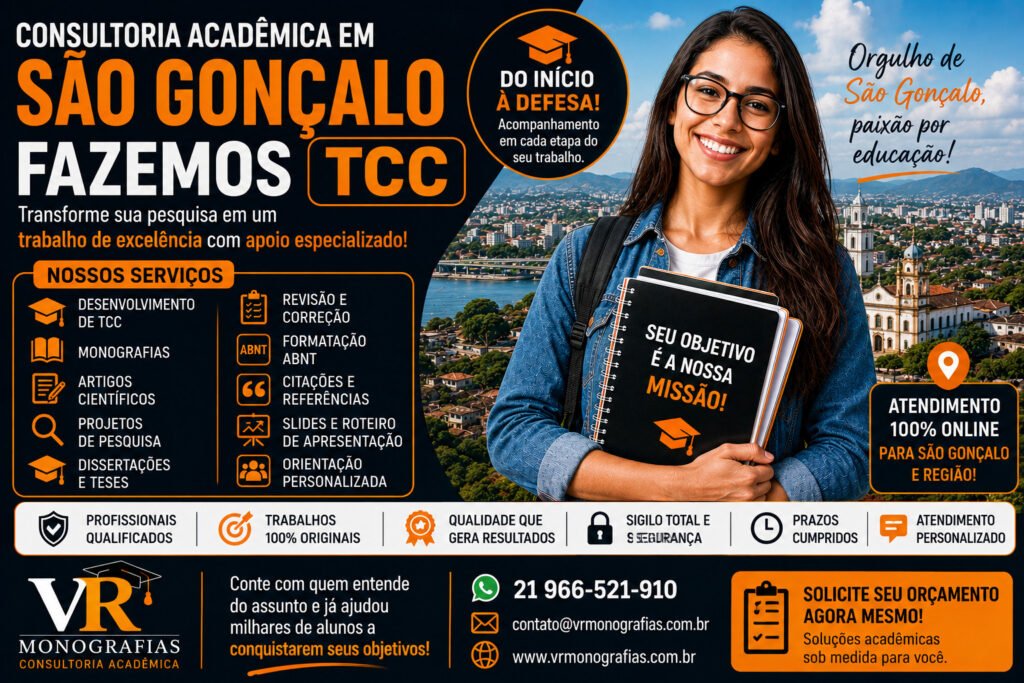 Consultoria Acadêmica em São Gonçalo – Fazemos TCC