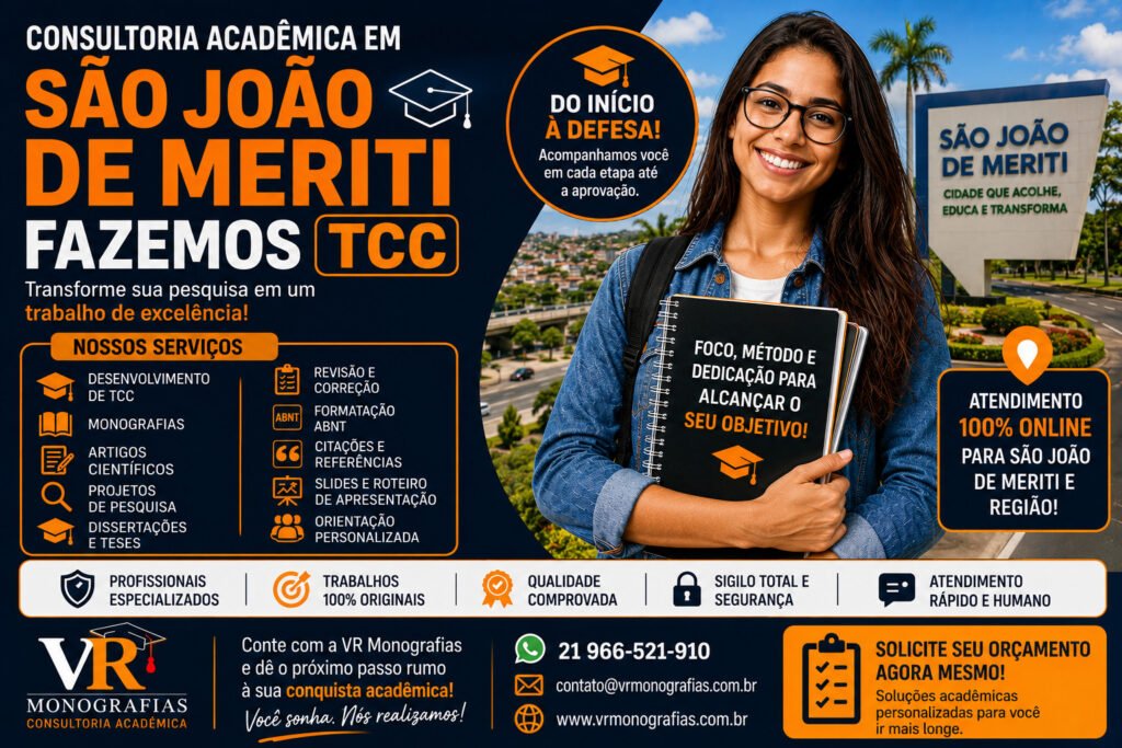 Consultoria Acadêmica em São João de Meriti